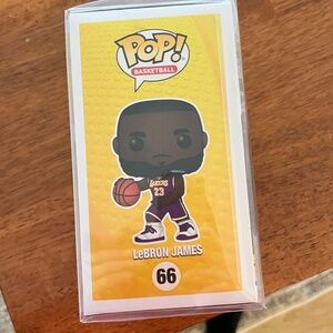 LeBron James Lakers Funko Pop #66 Vinyl Figurine Collectible Original Box